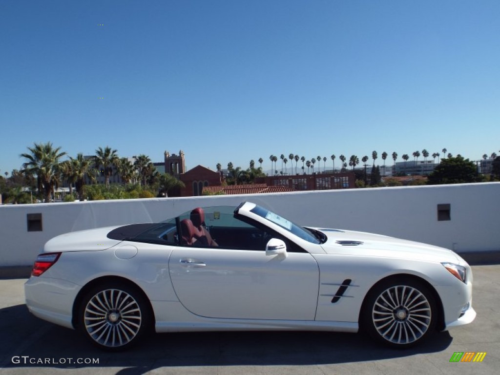 designo Diamond White Metallic 2015 Mercedes-Benz SL 400 Roadster Exterior Photo #97979875