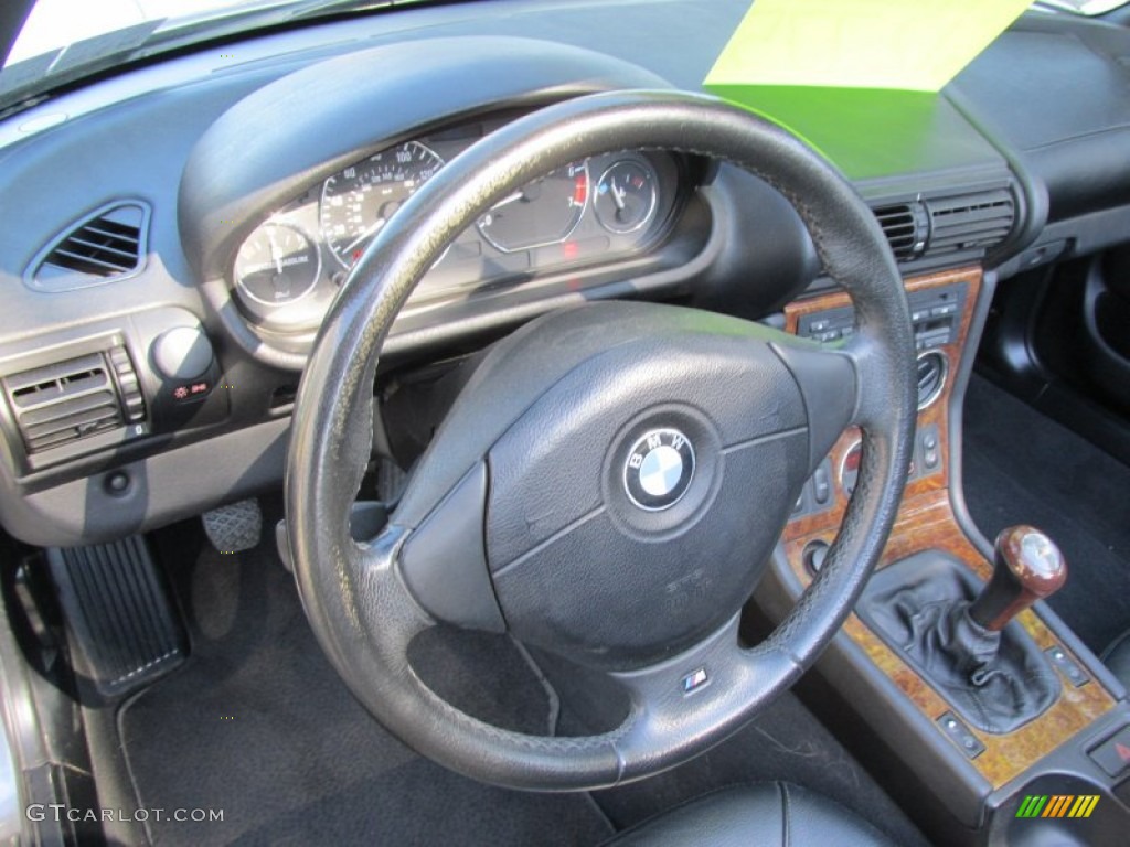 2001 Z3 2.5i Roadster - Steel Grey Metallic / Black photo #15