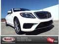 2015 Diamond White Metallic Mercedes-Benz S 63 AMG 4Matic Sedan  photo #1