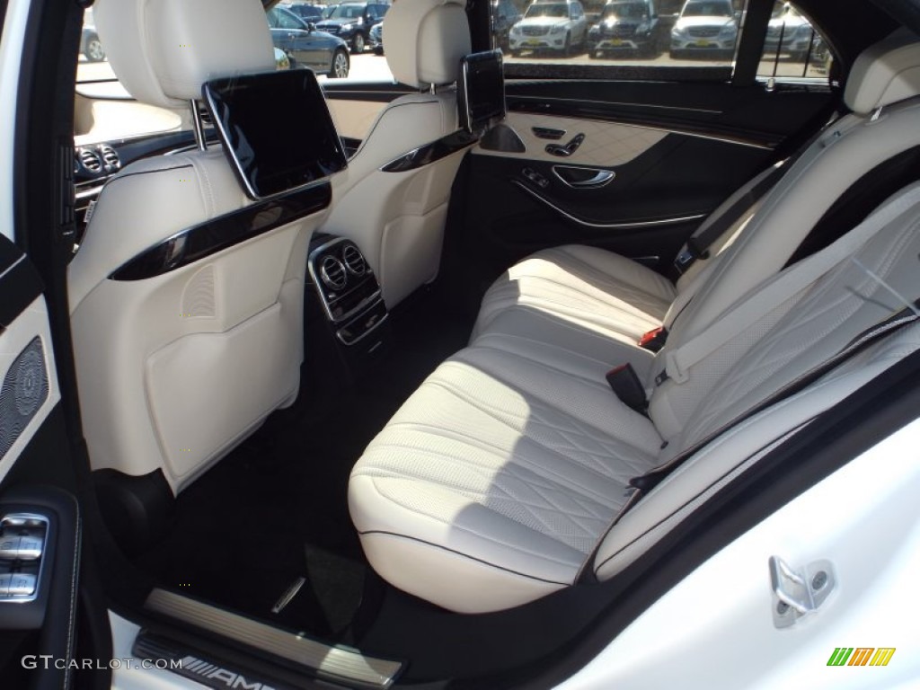 2015 Mercedes-Benz S 63 AMG 4Matic Sedan Rear Seat Photo #97980288