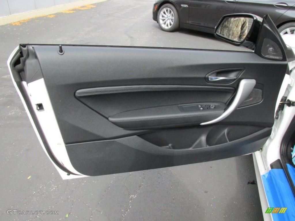 2015 BMW 2 Series M235i xDrive Coupe Black Door Panel Photo #97980766
