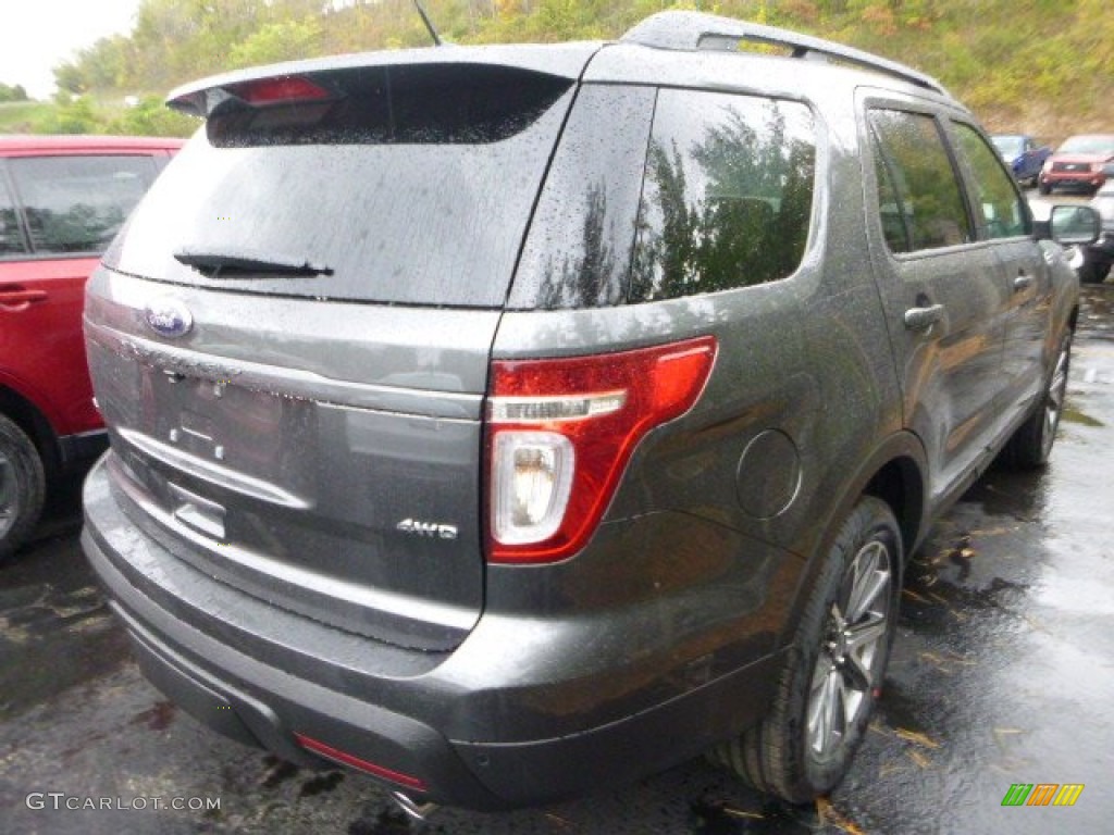2015 Explorer XLT 4WD - Magnetic / Charcoal Black photo #2