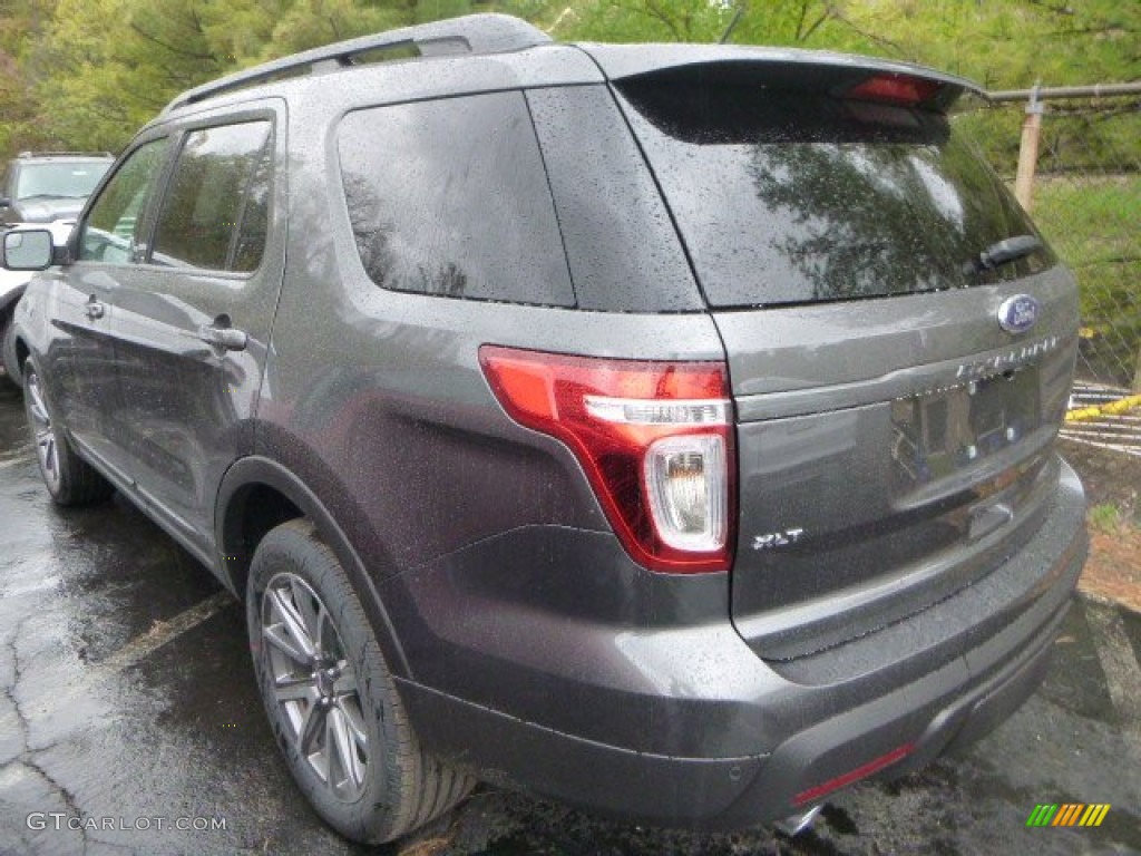 2015 Explorer XLT 4WD - Magnetic / Charcoal Black photo #4