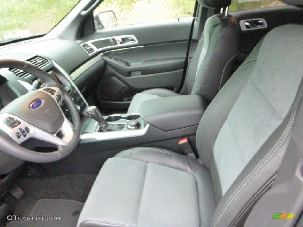 2015 Explorer XLT 4WD - Magnetic / Charcoal Black photo #8