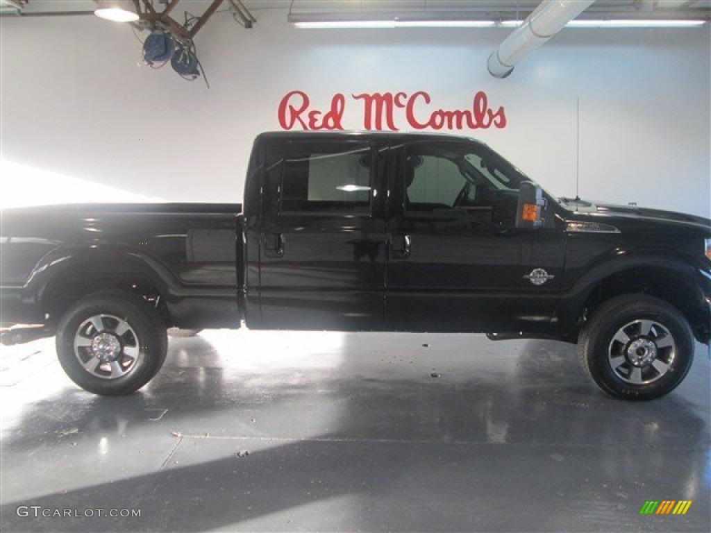 2015 F250 Super Duty Lariat Crew Cab 4x4 - Tuxedo Black / Black photo #7