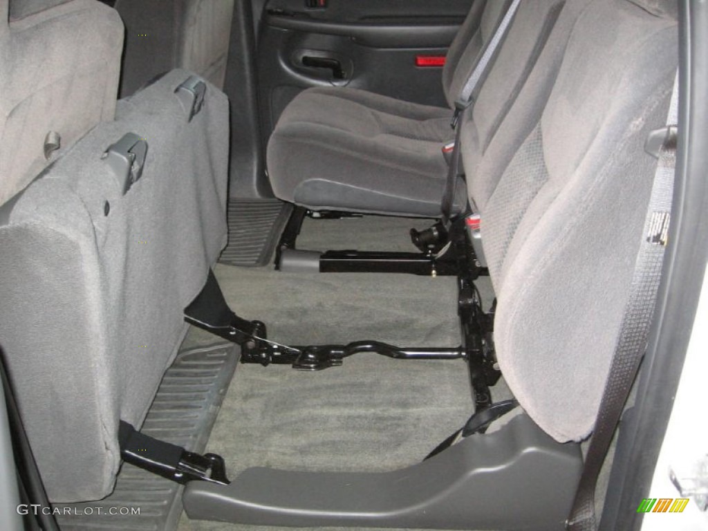 2005 Silverado 3500 LS Crew Cab 4x4 Dually - Summit White / Dark Charcoal photo #17