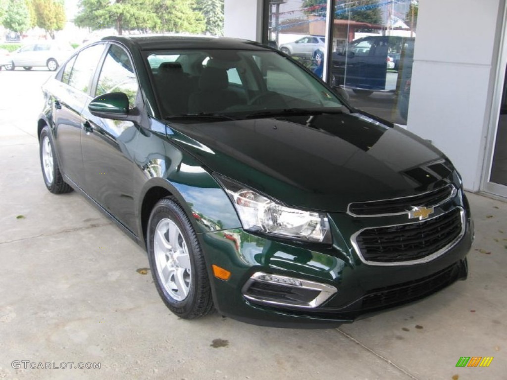 2015 Cruze LT - Rainforest Green Metallic / Jet Black photo #1