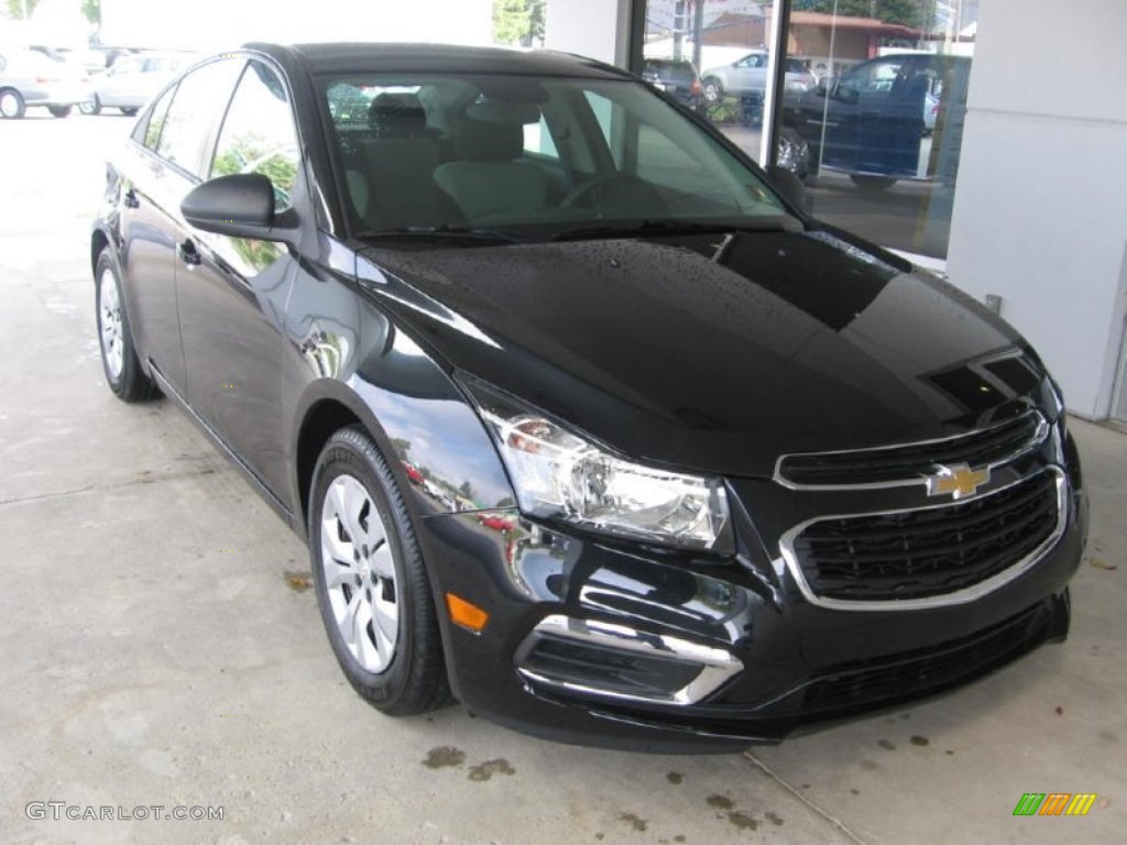 2015 Cruze LS - Black Granite Metallic / Jet Black/Medium Titanium photo #1