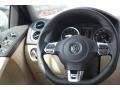 2015 Volkswagen Tiguan Sandstone Interior Steering Wheel Photo
