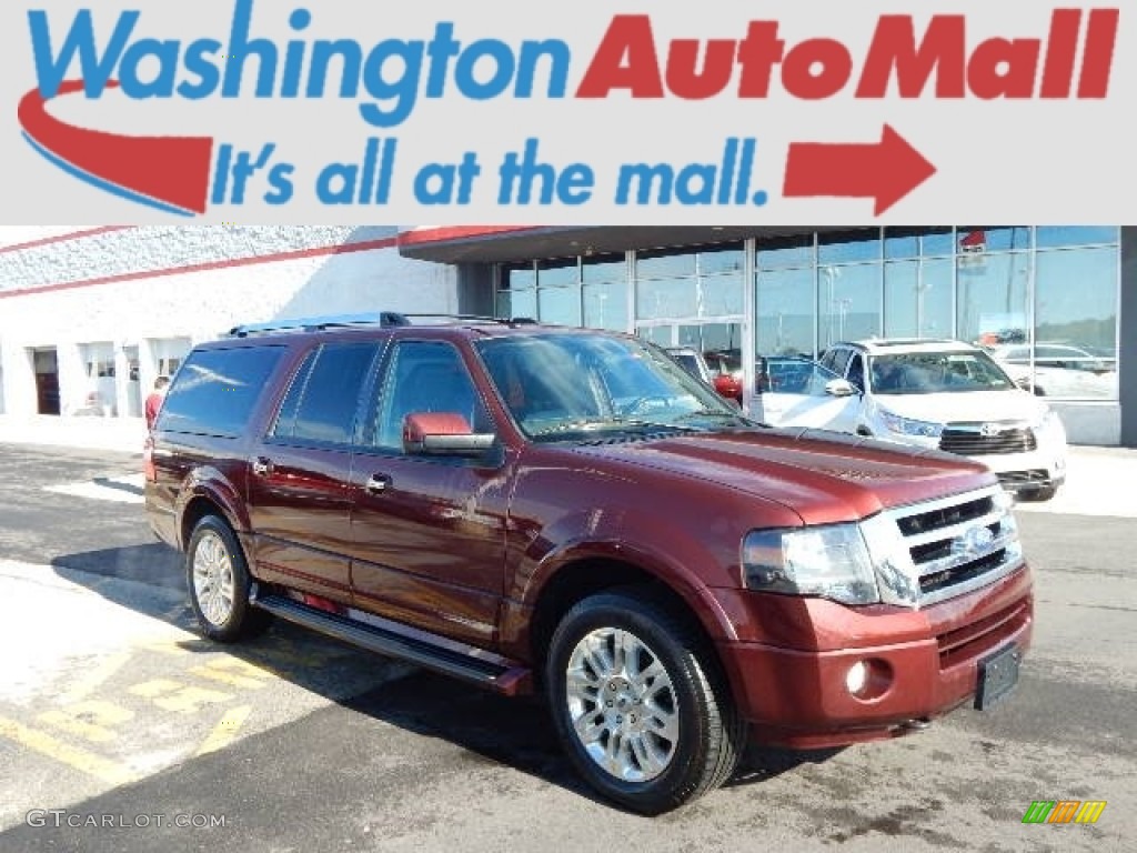 2011 Expedition EL Limited 4x4 - Royal Red Metallic / Charcoal Black photo #1