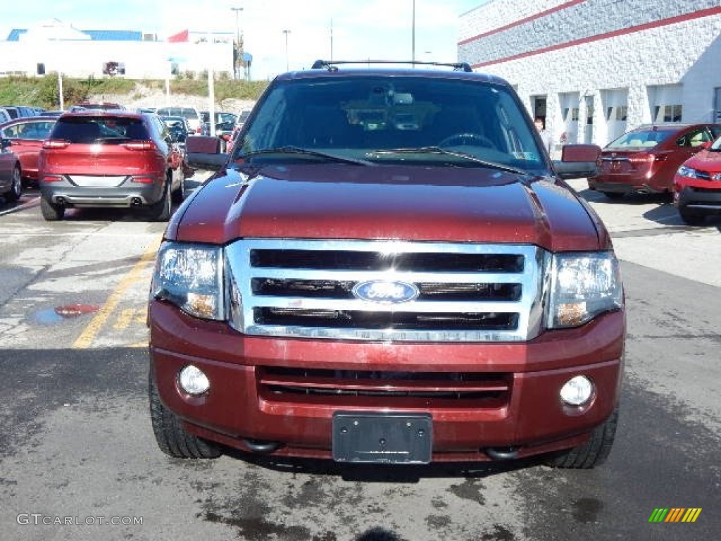 2011 Expedition EL Limited 4x4 - Royal Red Metallic / Charcoal Black photo #4