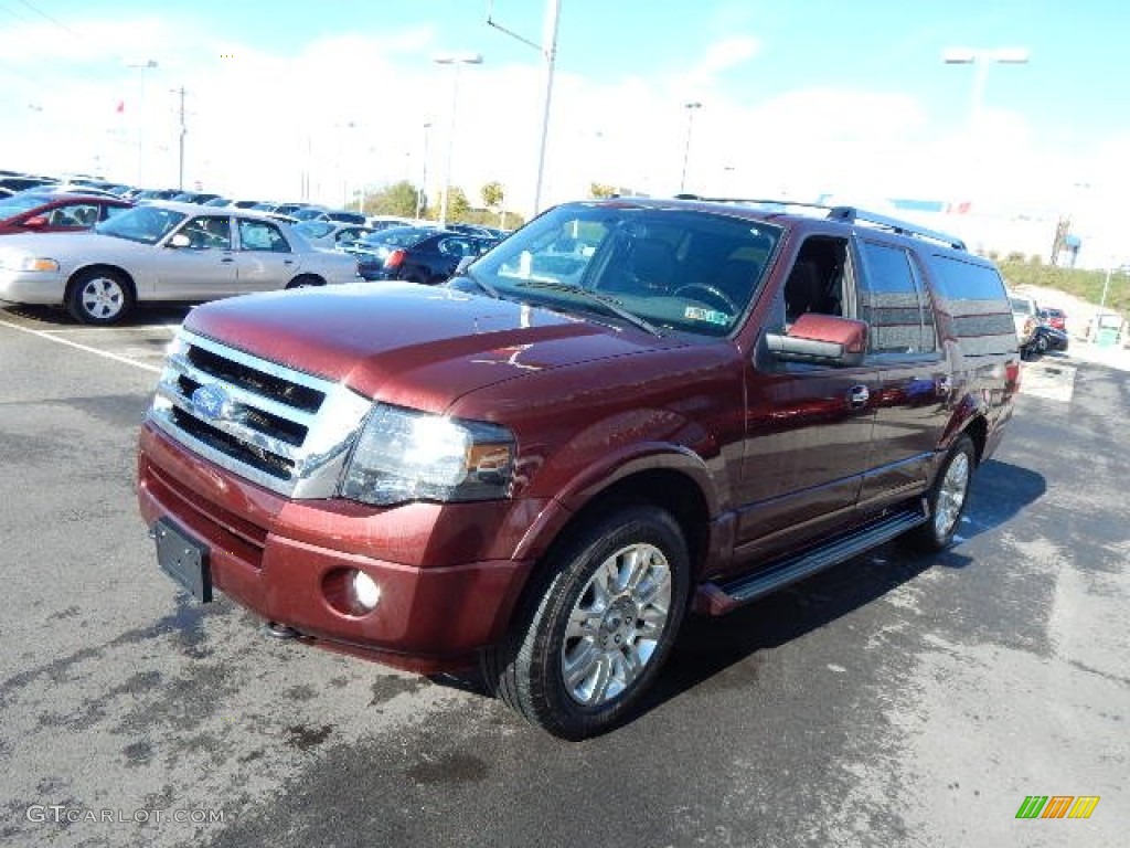 2011 Expedition EL Limited 4x4 - Royal Red Metallic / Charcoal Black photo #5