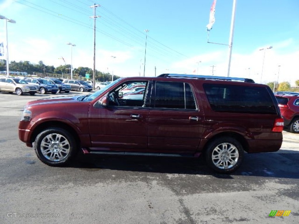 2011 Expedition EL Limited 4x4 - Royal Red Metallic / Charcoal Black photo #6