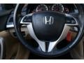 Ivory 2008 Honda Accord EX-L V6 Coupe Steering Wheel