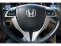 Ivory 2008 Honda Accord EX-L V6 Coupe Steering Wheel