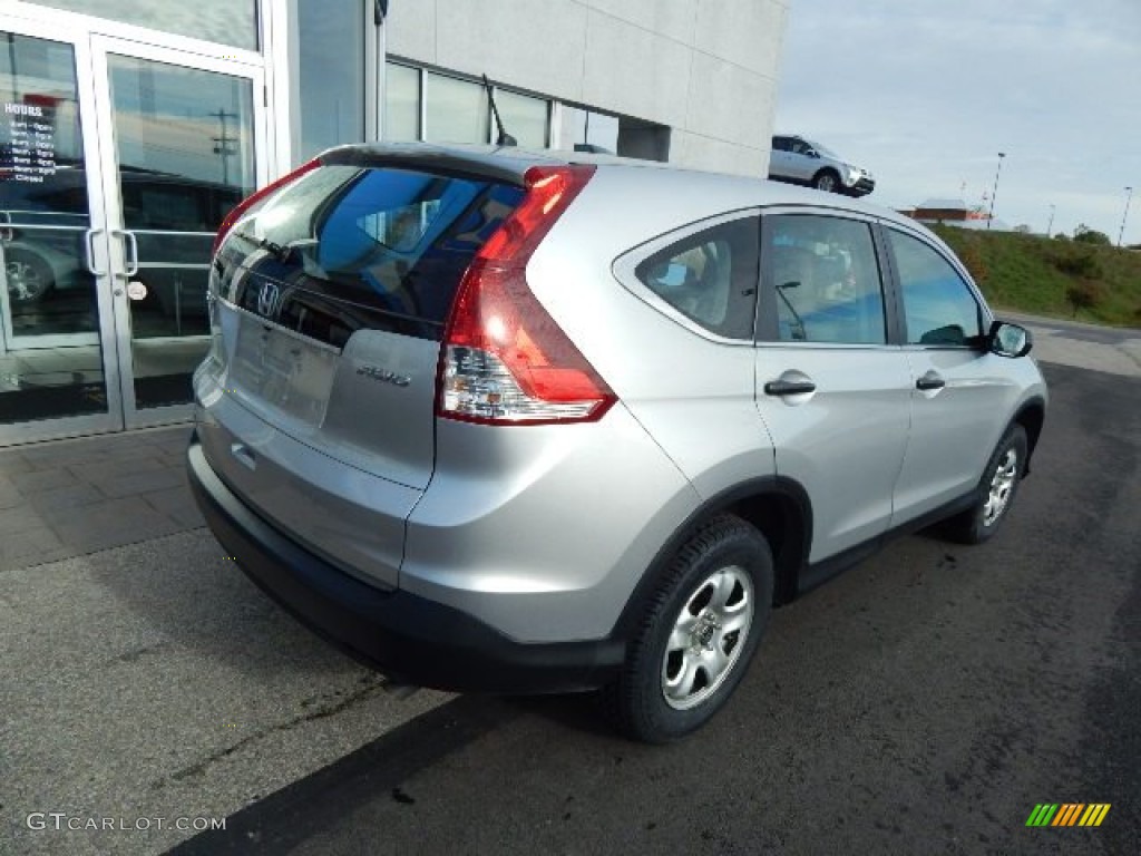 2013 CR-V LX AWD - Alabaster Silver Metallic / Gray photo #9