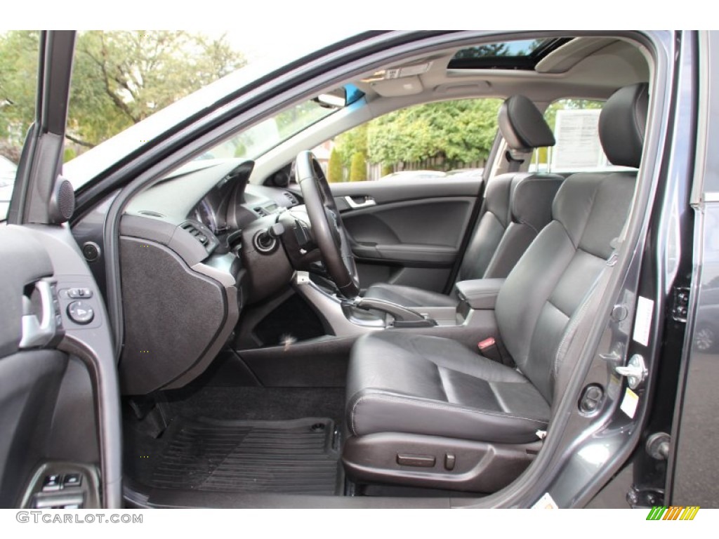 2011 TSX Sedan - Graphite Luster Pearl / Ebony photo #12