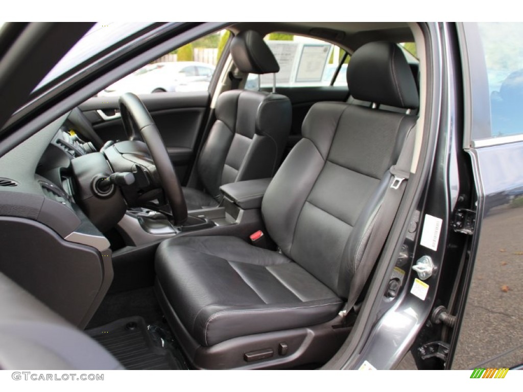 2011 TSX Sedan - Graphite Luster Pearl / Ebony photo #13