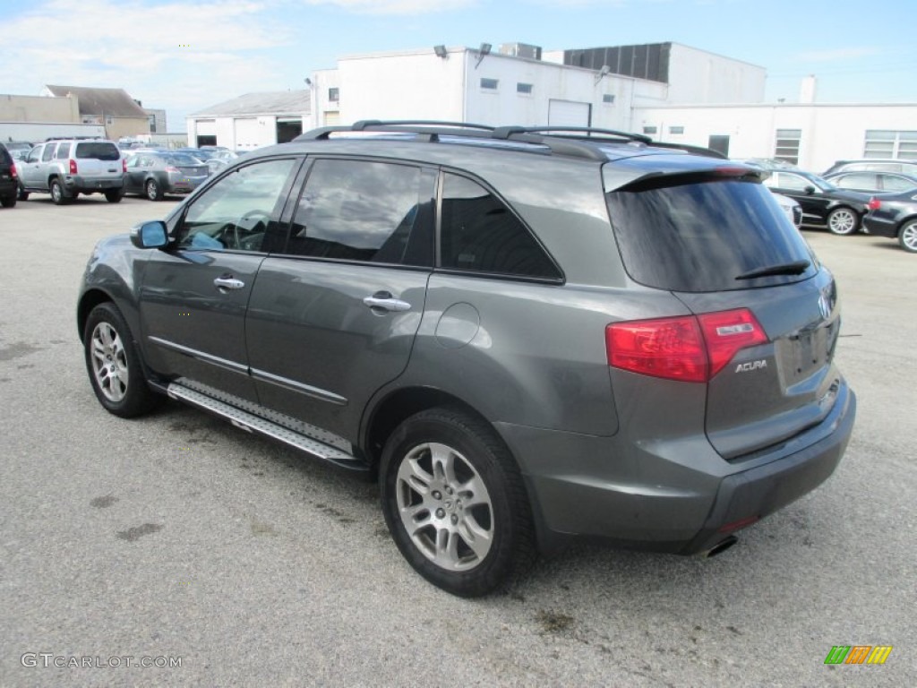 2007 MDX Technology - Nimbus Gray Metallic / Parchment photo #9