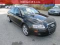 Brilliant Black 2008 Audi A6 3.2 Sedan