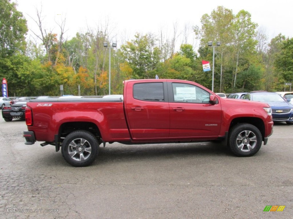 Red Rock Metallic 2015 Chevrolet Colorado Z71 Crew Cab 4WD Exterior Photo #97991713