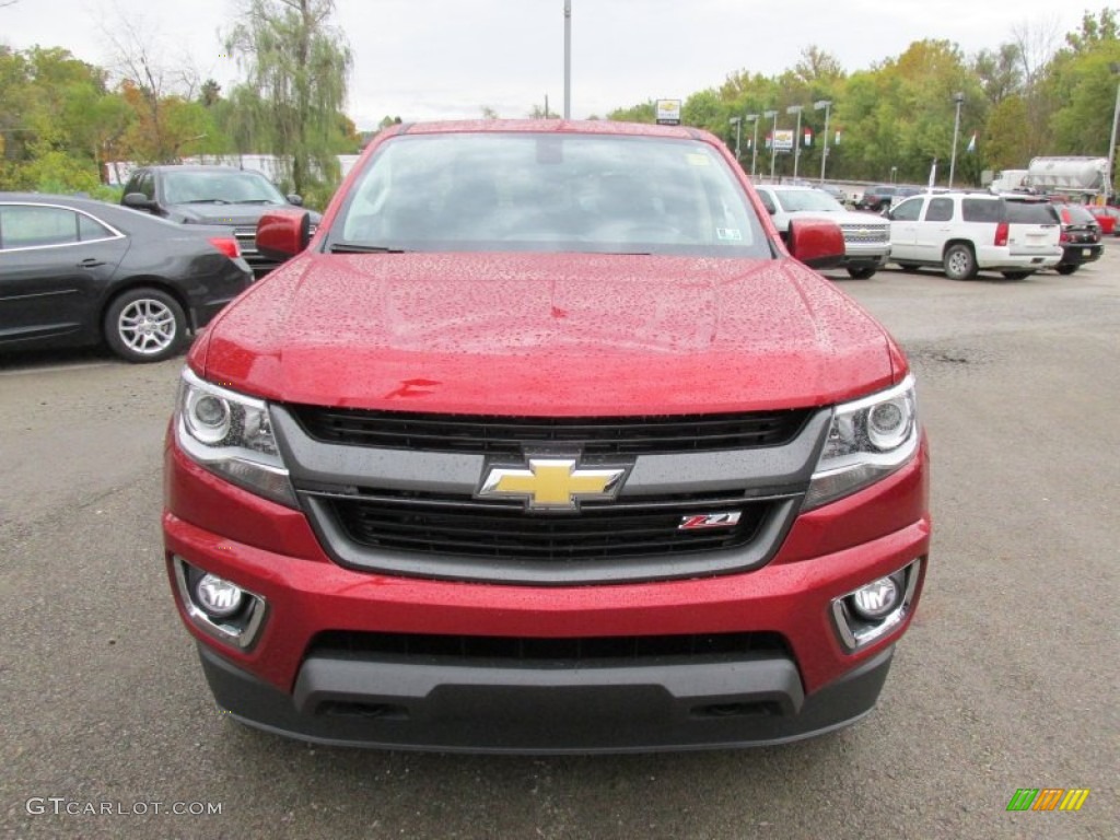 Red Rock Metallic 2015 Chevrolet Colorado Z71 Crew Cab 4WD Exterior Photo #97991764