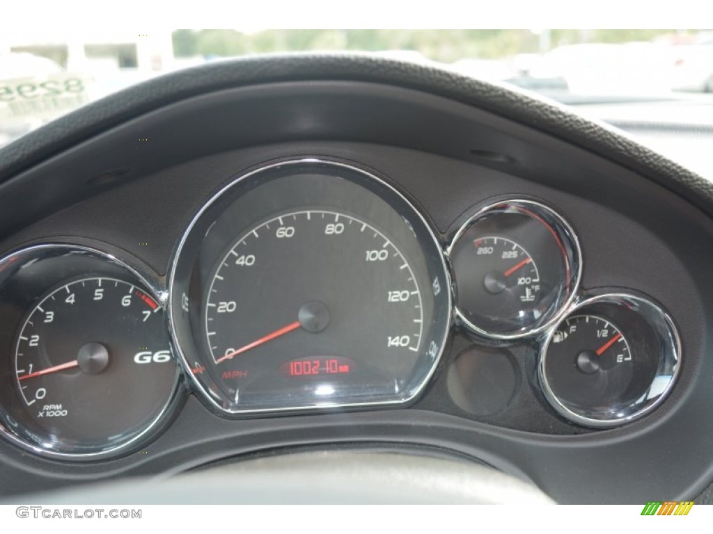 2007 Pontiac G6 GT Convertible Gauges Photo #97992376