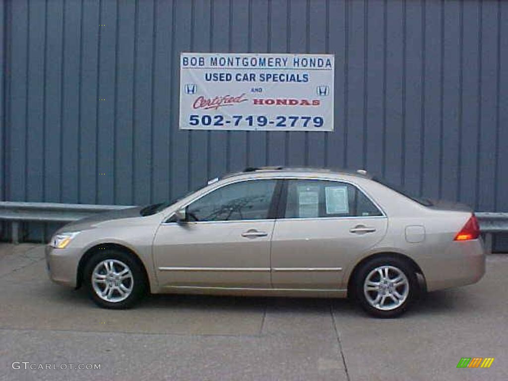 2006 Accord EX-L Sedan - Desert Mist Metallic / Ivory photo #1