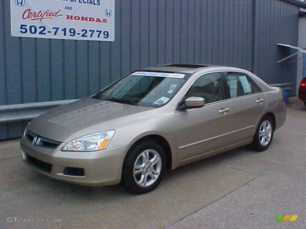 2006 Accord EX-L Sedan - Desert Mist Metallic / Ivory photo #2