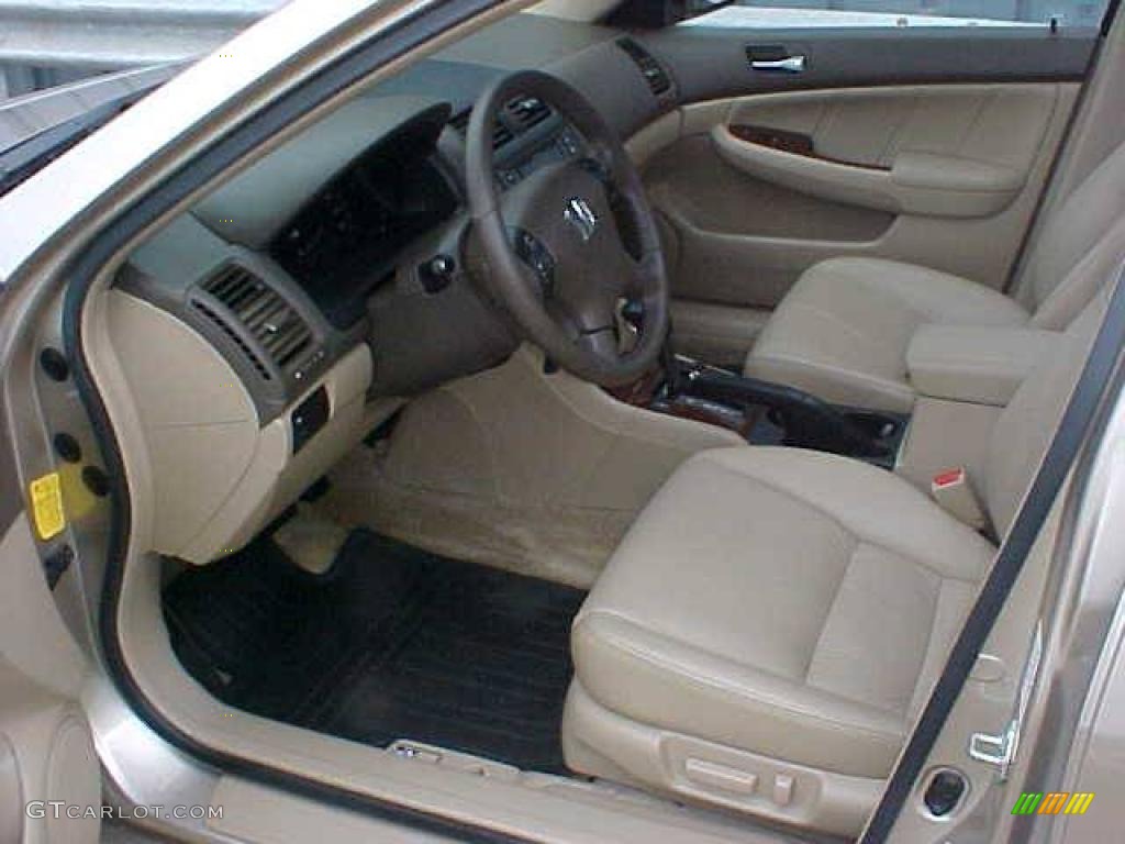 2006 Accord EX-L Sedan - Desert Mist Metallic / Ivory photo #5