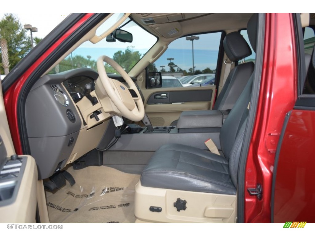 2007 Expedition XLT - Redfire Metallic / Charcoal Black photo #16