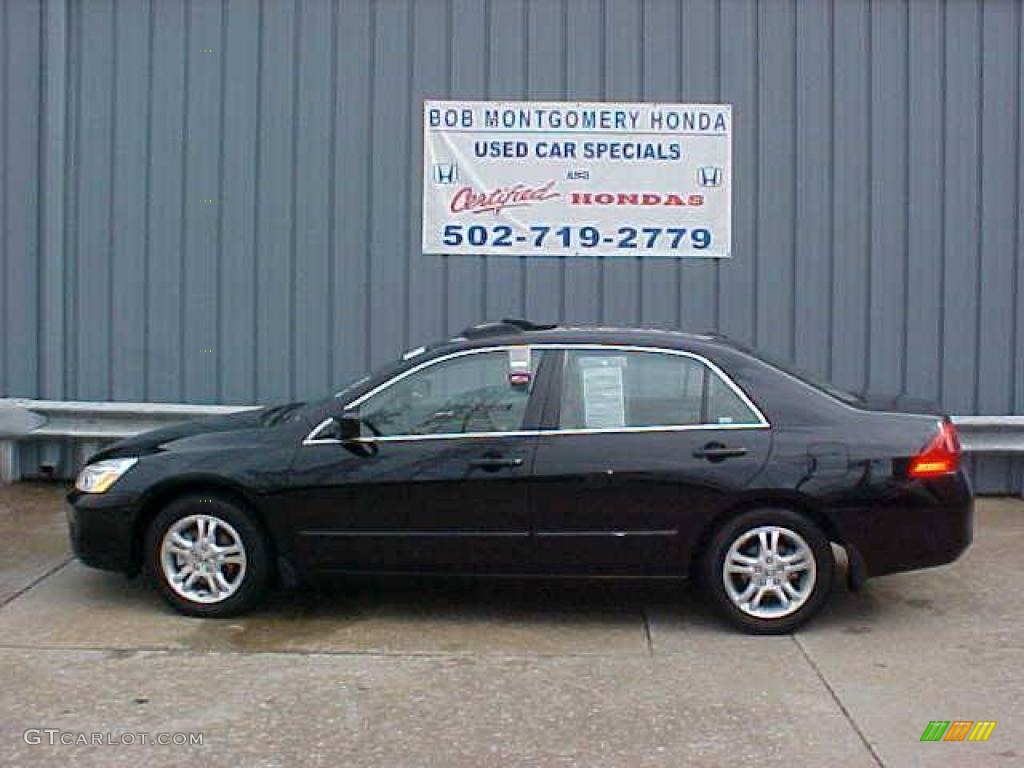 2006 Accord EX-L Sedan - Nighthawk Black Pearl / Ivory photo #1