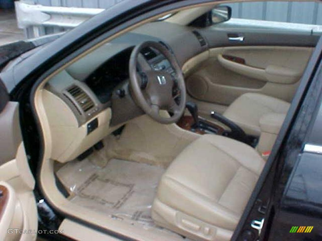 2006 Accord EX-L Sedan - Nighthawk Black Pearl / Ivory photo #5