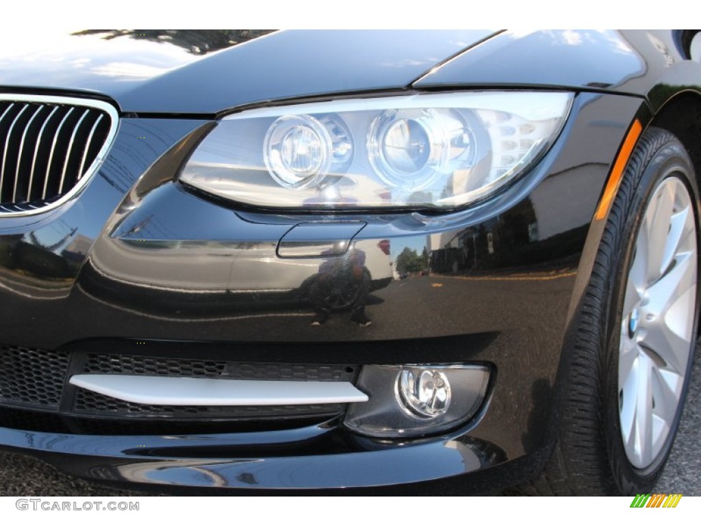 2011 3 Series 328i xDrive Coupe - Black Sapphire Metallic / Oyster/Black Dakota Leather photo #31