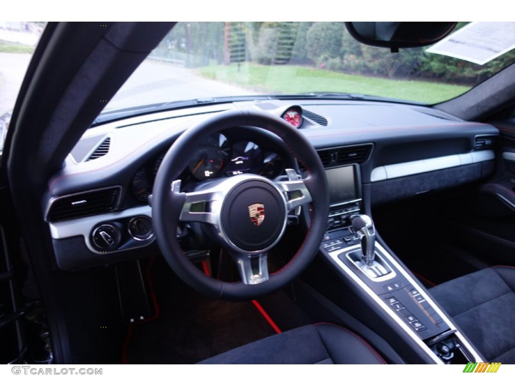 2014 Porsche 911 GT3 Black w/Acantara Dashboard Photo #97994359
