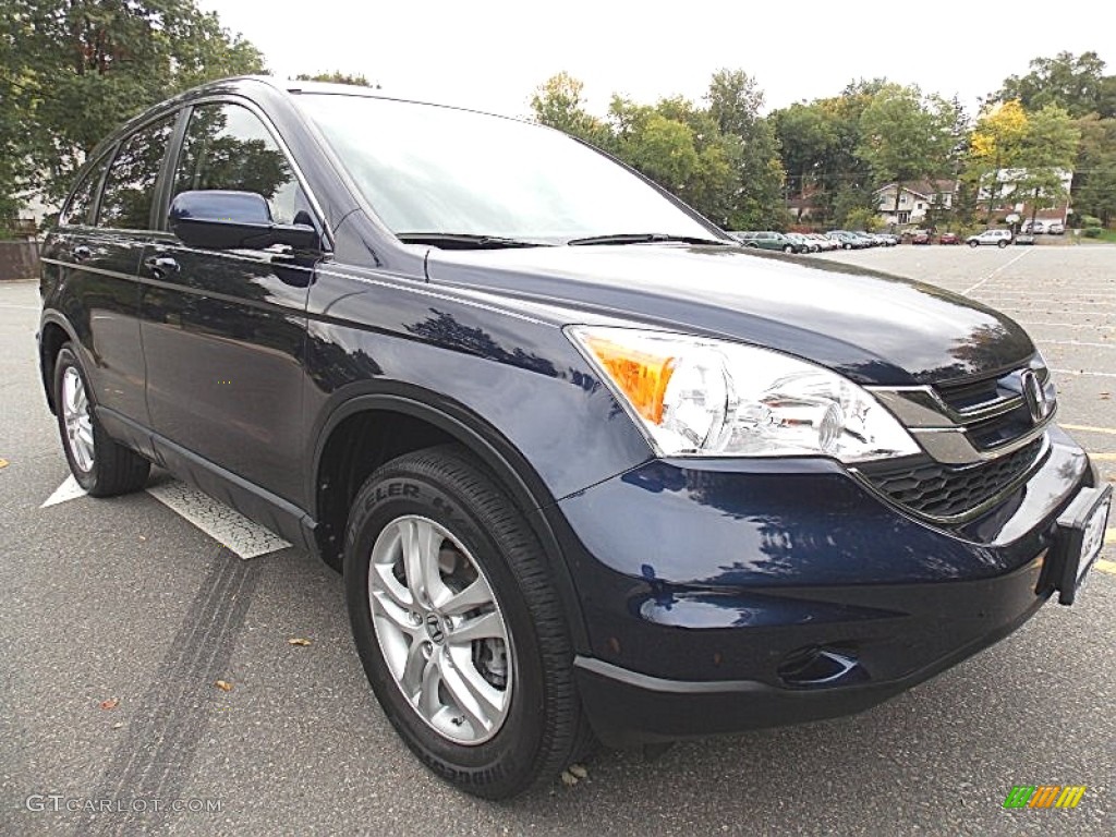 2011 CR-V EX-L 4WD - Royal Blue Pearl / Gray photo #7