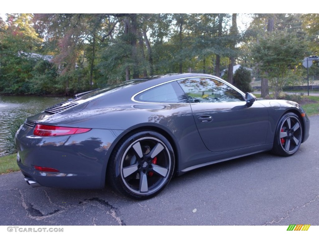 Anniversary Edition Graphite Gray 2014 Porsche 911 50th Anniversary Edition Exterior Photo #97995682