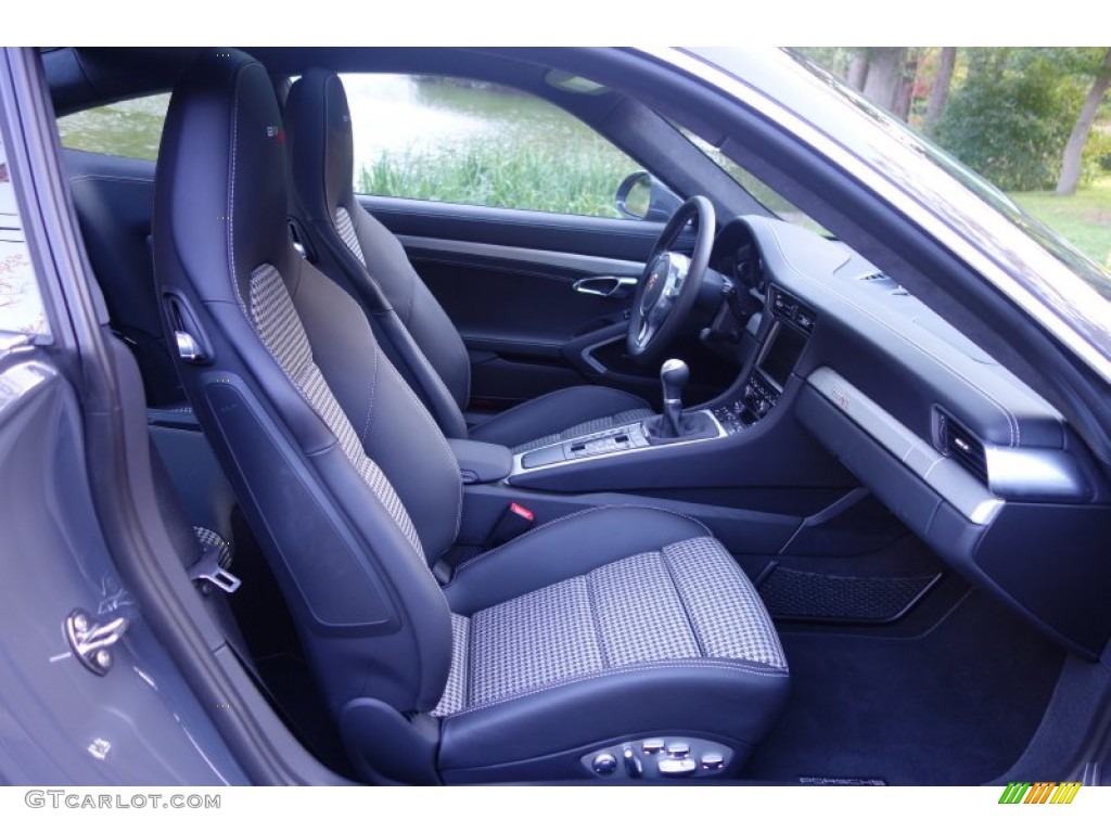 Anniversary Edition Classic Black/Dark Silver Interior 2014 Porsche 911 50th Anniversary Edition Photo #97995832