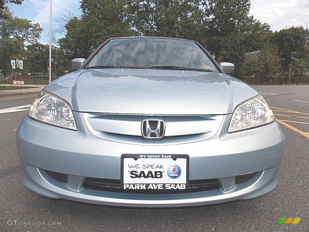 2005 Civic Hybrid Sedan - Opal Silver Blue Metallic / Gray photo #9