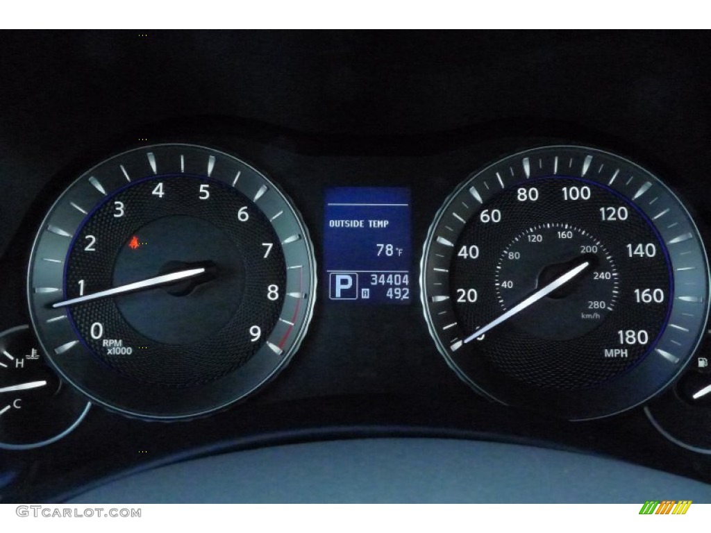 2012 M 37x AWD Sedan - Storm Front Gray / Wheat photo #18