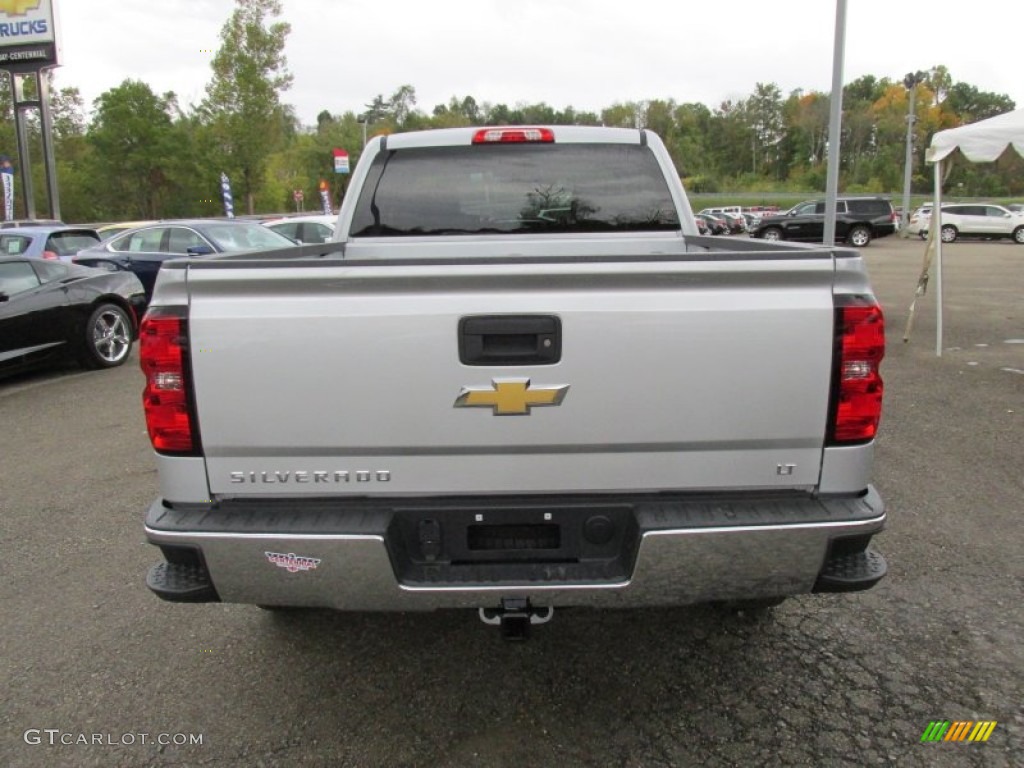 2015 Silverado 1500 LT Double Cab 4x4 - Silver Ice Metallic / Jet Black photo #5