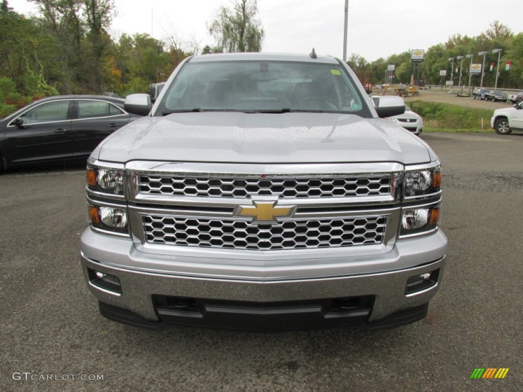 2015 Silverado 1500 LT Double Cab 4x4 - Silver Ice Metallic / Jet Black photo #11