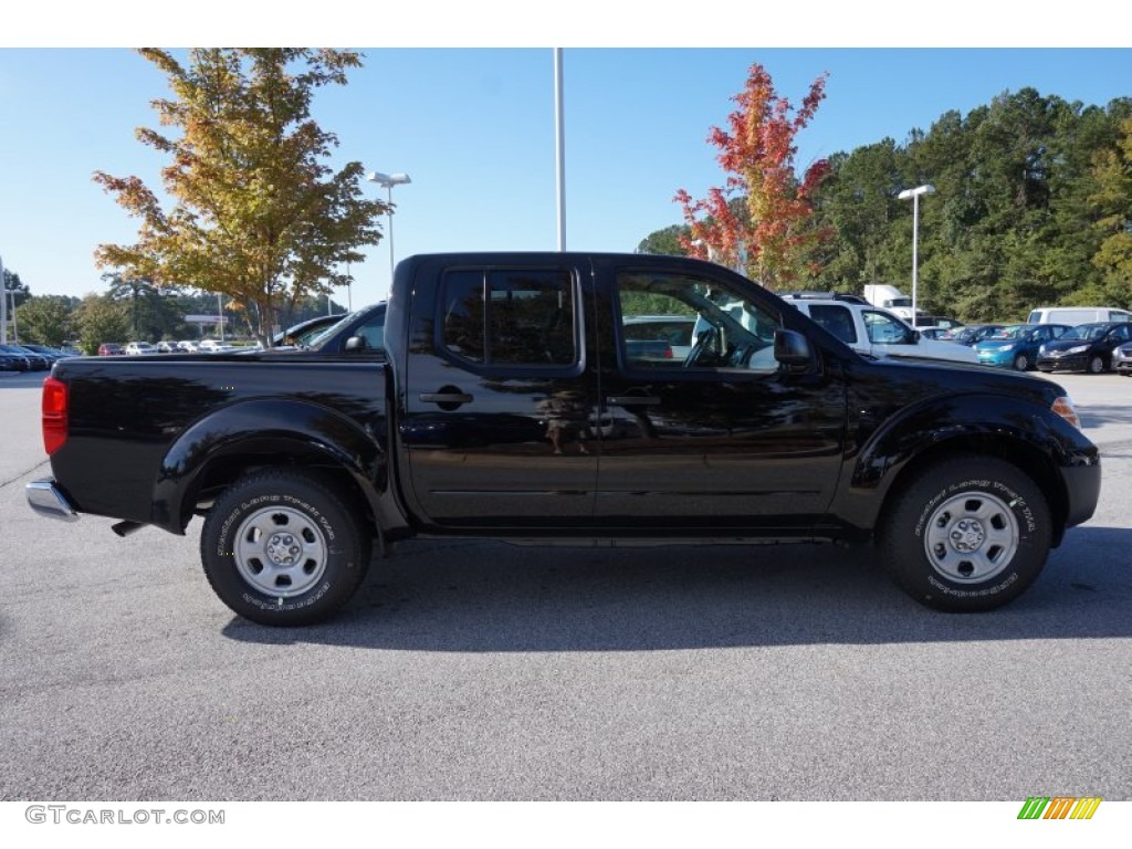 Super Black 2015 Nissan Frontier S Crew Cab Exterior Photo #97997848