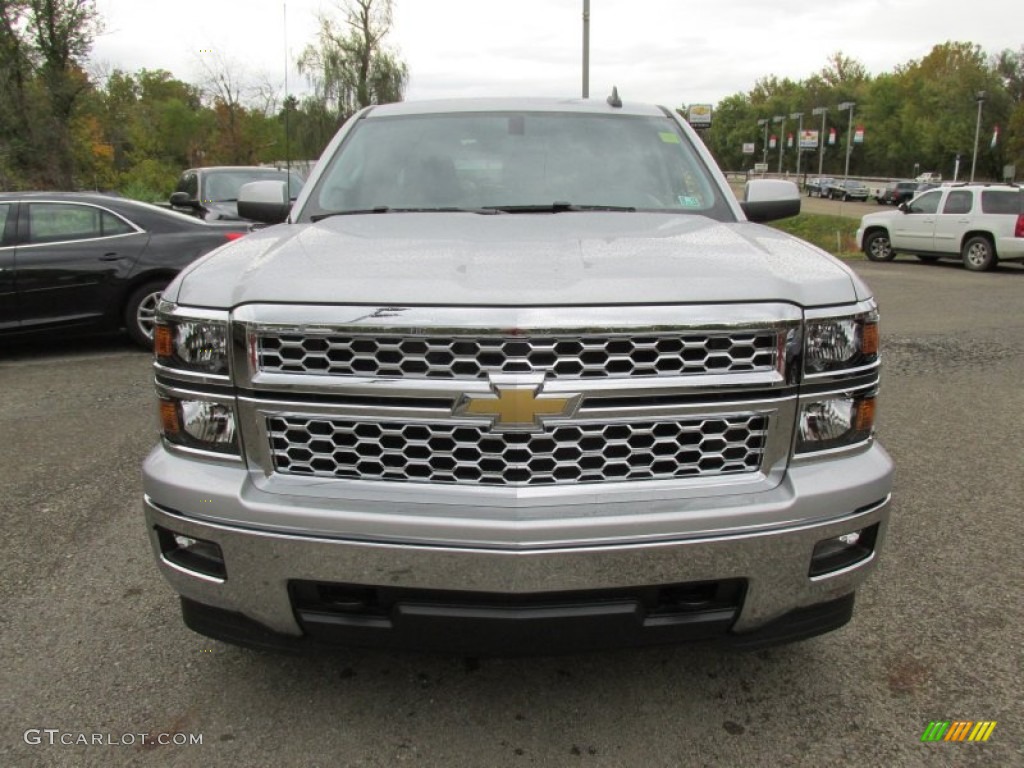2015 Silverado 1500 LT Double Cab 4x4 - Silver Ice Metallic / Jet Black photo #11
