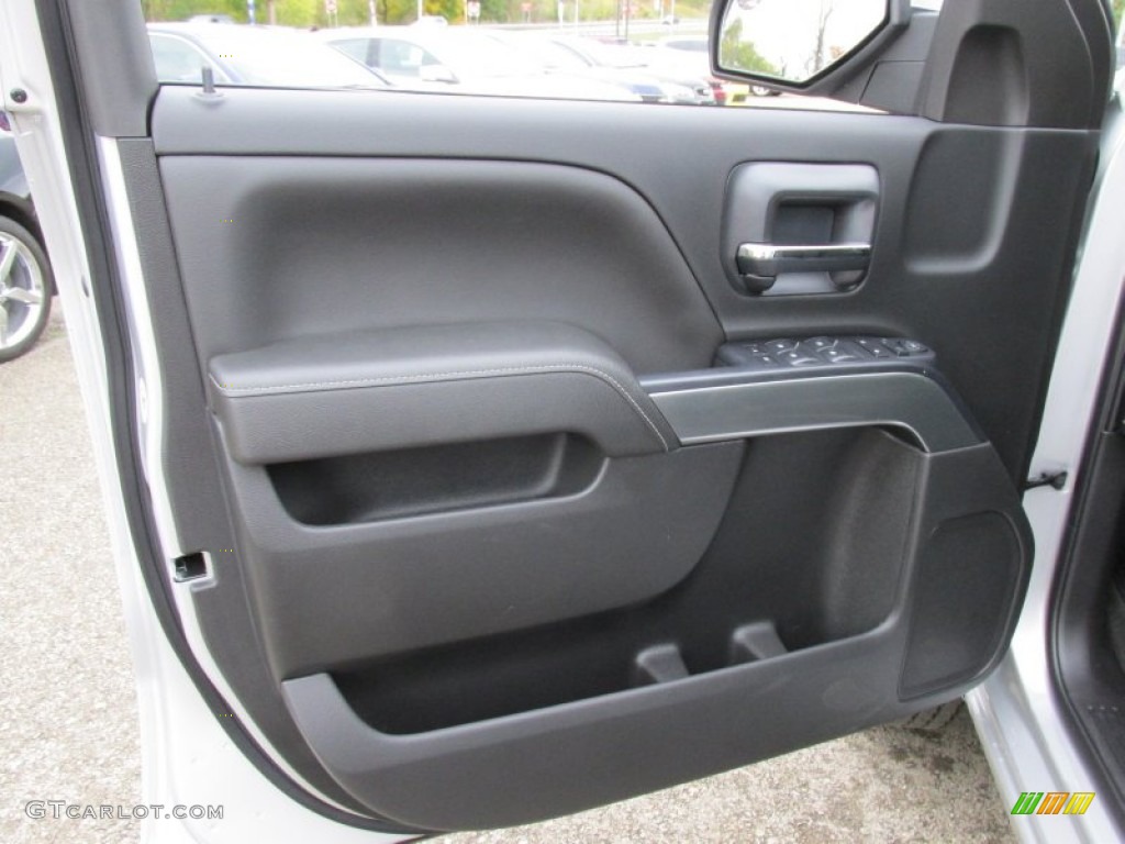 2015 Silverado 1500 LT Double Cab 4x4 - Silver Ice Metallic / Jet Black photo #13