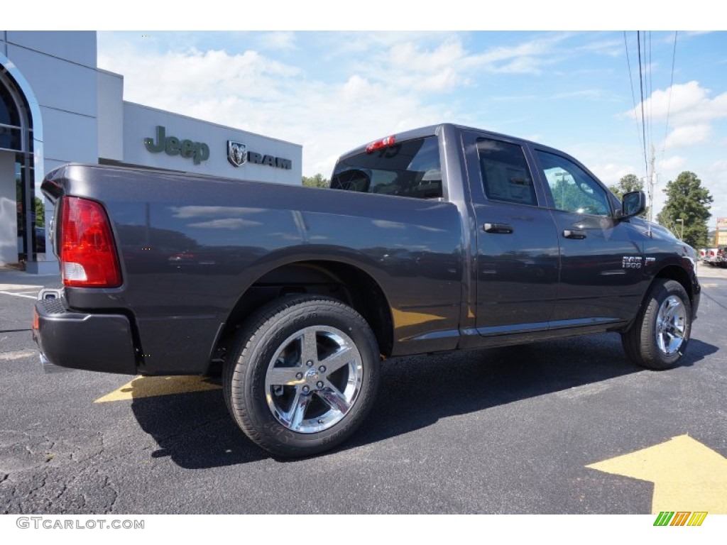 2014 1500 Express Quad Cab - Granite Crystal Metallic / Black/Diesel Gray photo #7