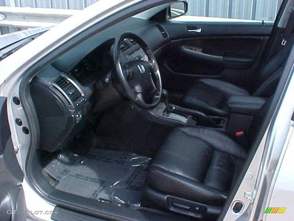 2006 Accord EX-L V6 Sedan - Alabaster Silver Metallic / Black photo #5