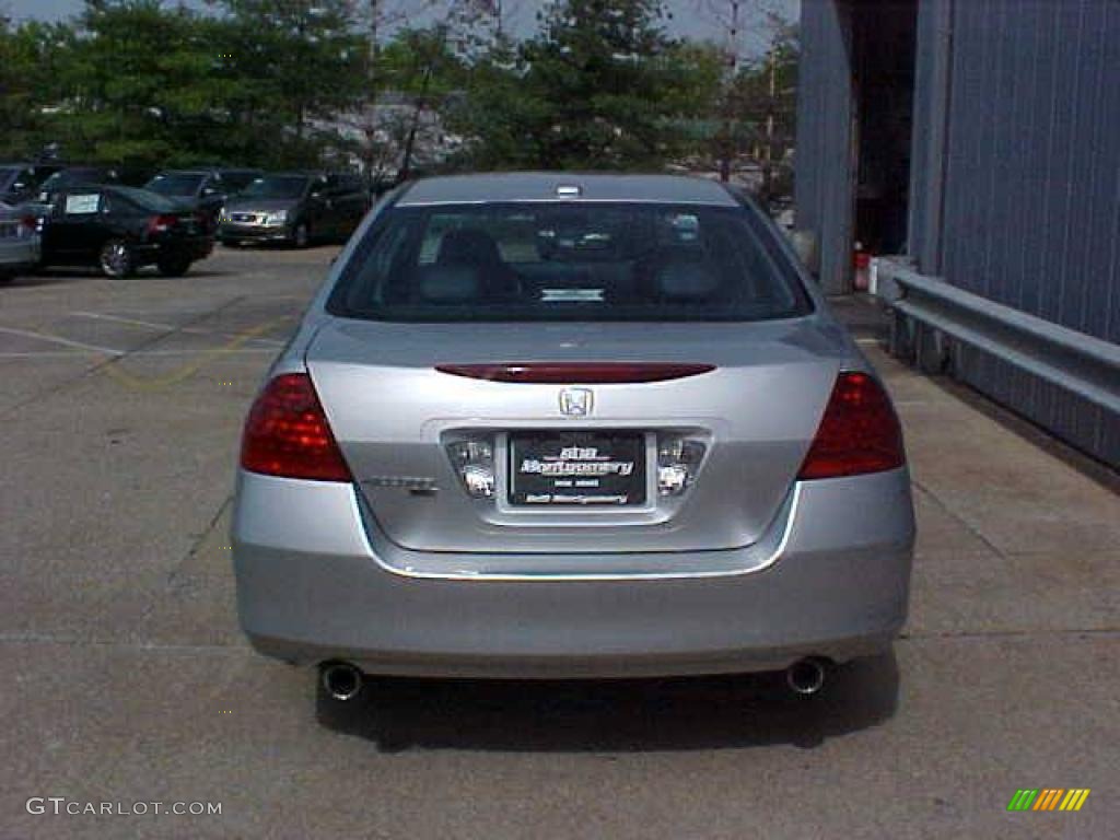 2006 Accord EX-L V6 Sedan - Alabaster Silver Metallic / Black photo #9