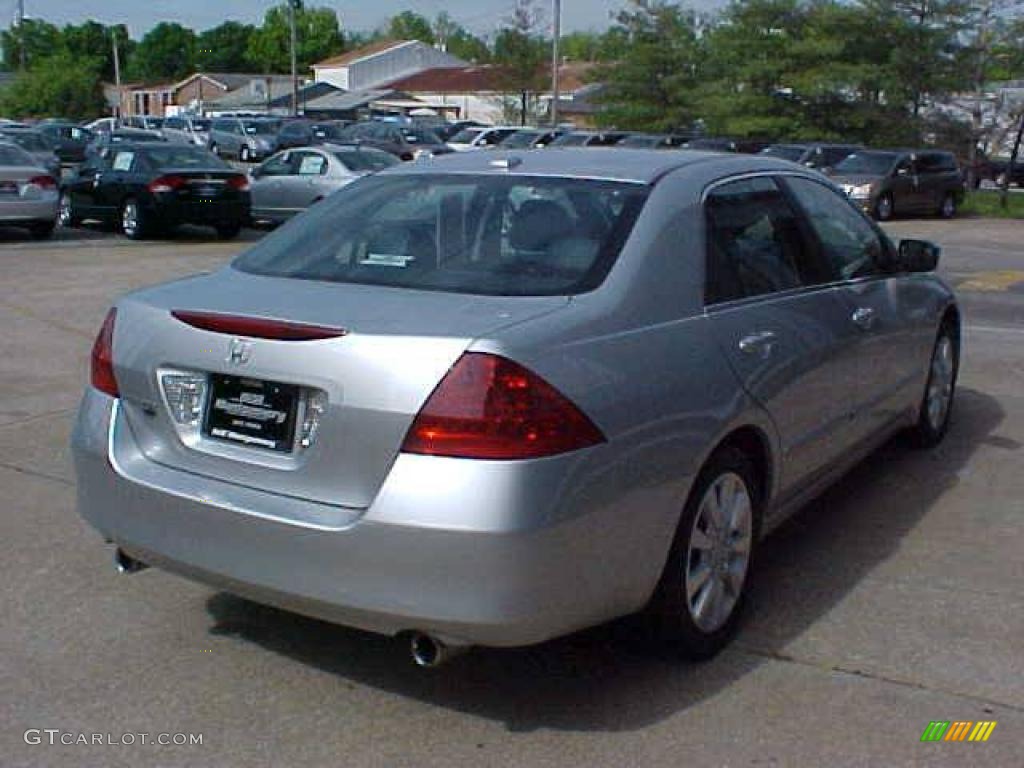 2006 Accord EX-L V6 Sedan - Alabaster Silver Metallic / Black photo #10
