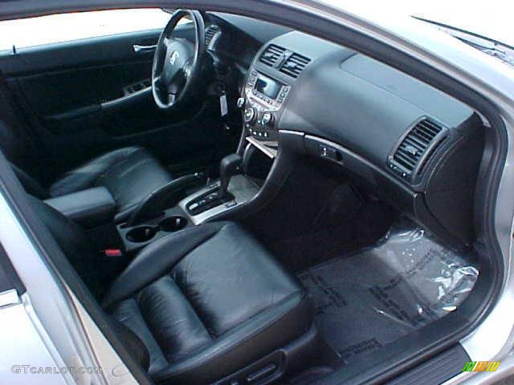 2006 Accord EX-L V6 Sedan - Alabaster Silver Metallic / Black photo #13